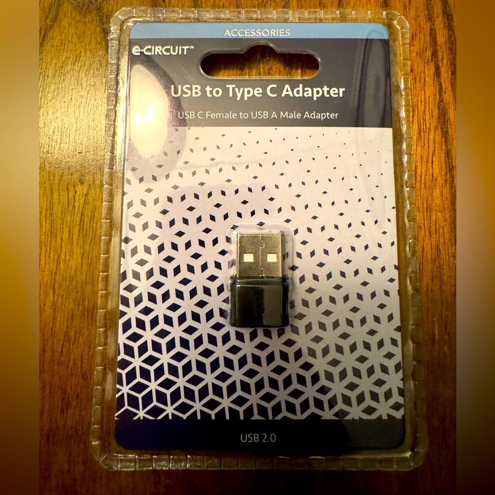E-Circuit USB TO TYPE C ADAPTER Female to Male USB 2.0